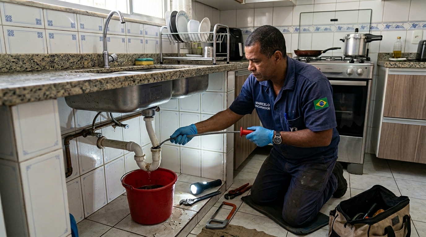 Desentupimento de canos com jato de alta pressão em Aracaju-SE