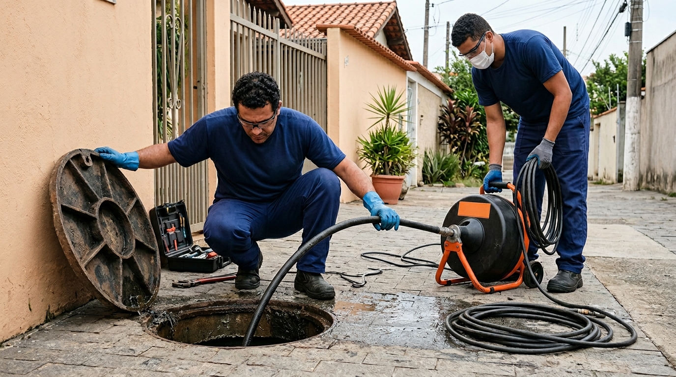 Desentupimento de esgoto em Aracaju-SE